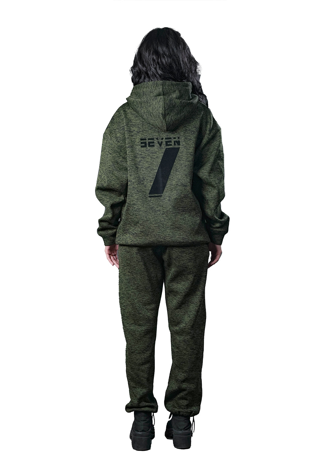 Green Textured Tracksuit – Loose Fit – Unisex