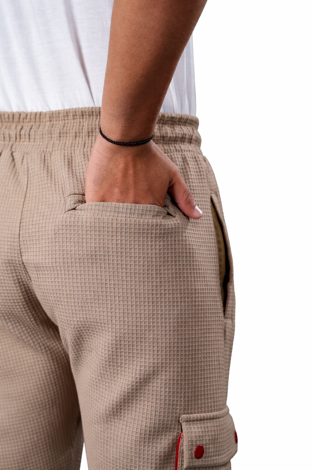 Beige Jogger Pants for Men