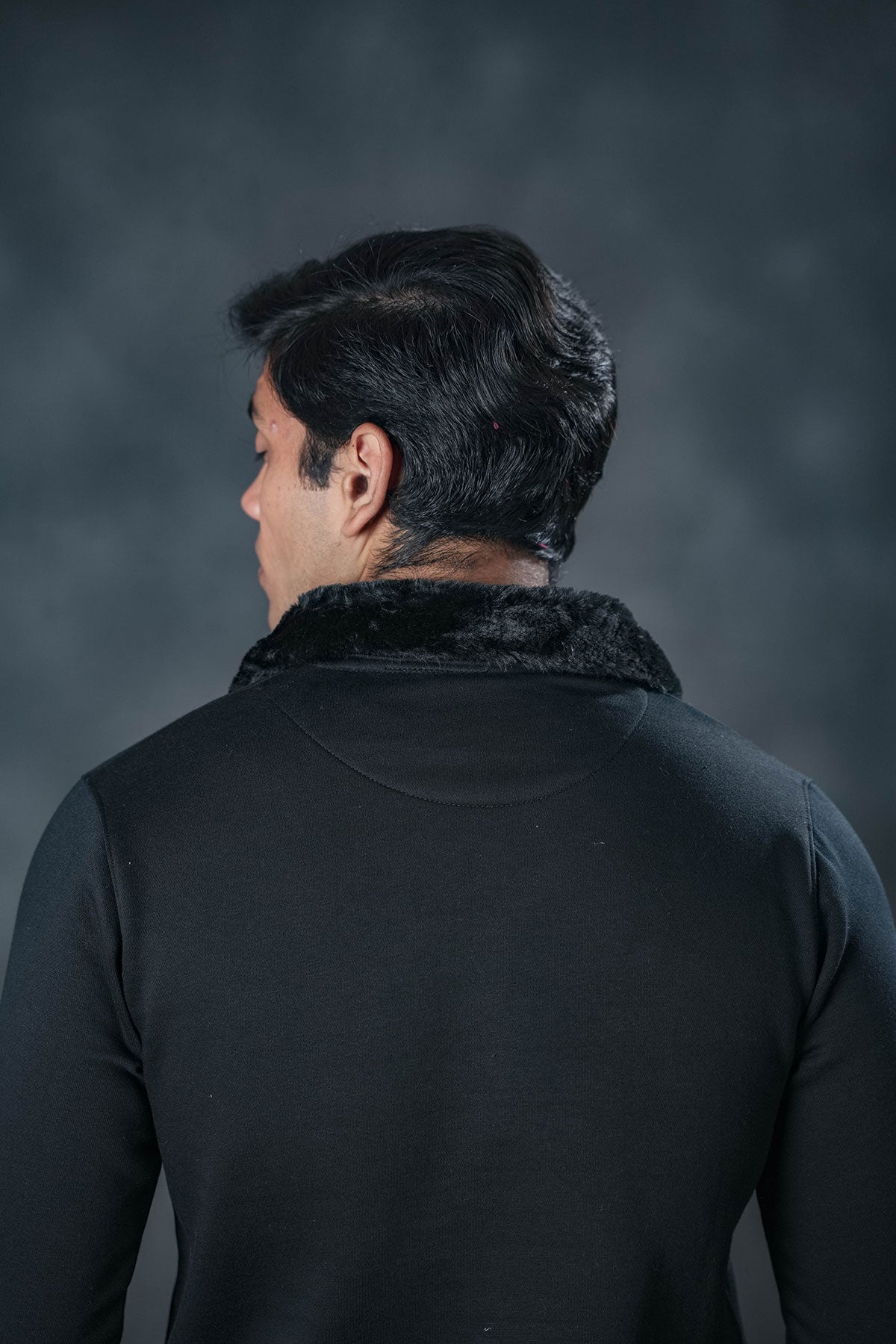 Black Frost Zip Sweatshirt