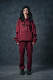 SEVEN Women's Crimson Textured Tracksuit - Statement Knit