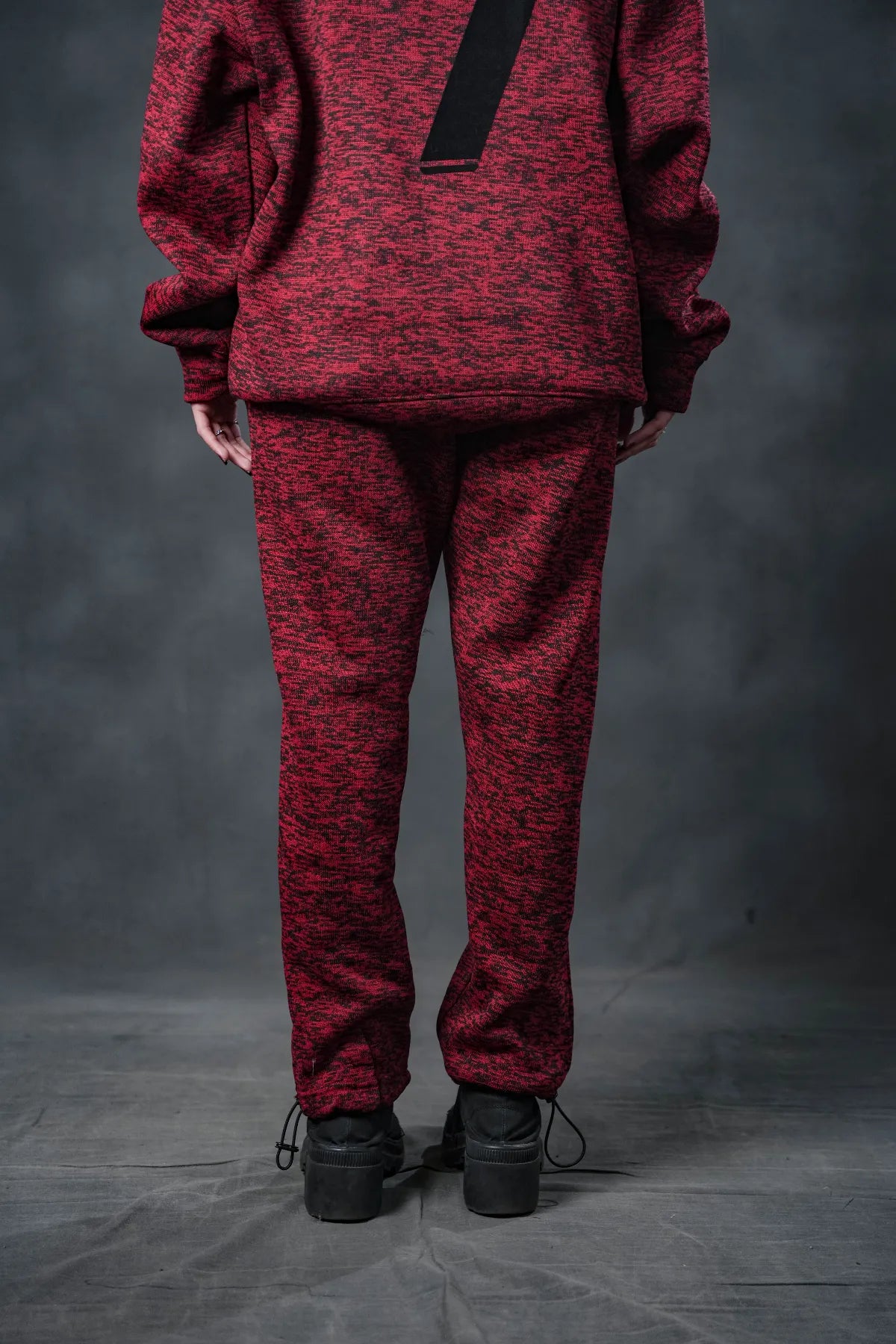 SEVEN Women's Crimson Textured Tracksuit - Statement Knit