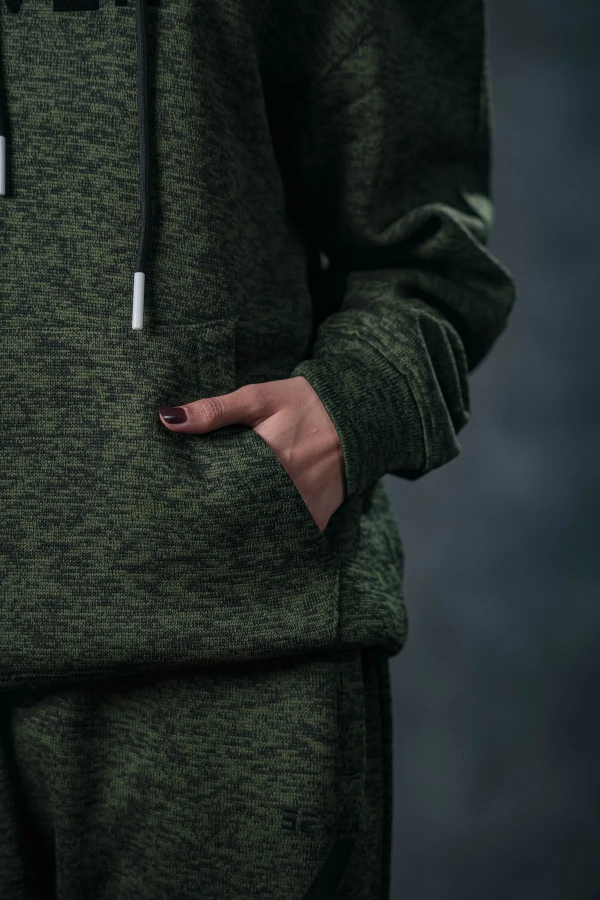 SEVEN Women's Deep Forest Textured Tracksuit - Utility Knit