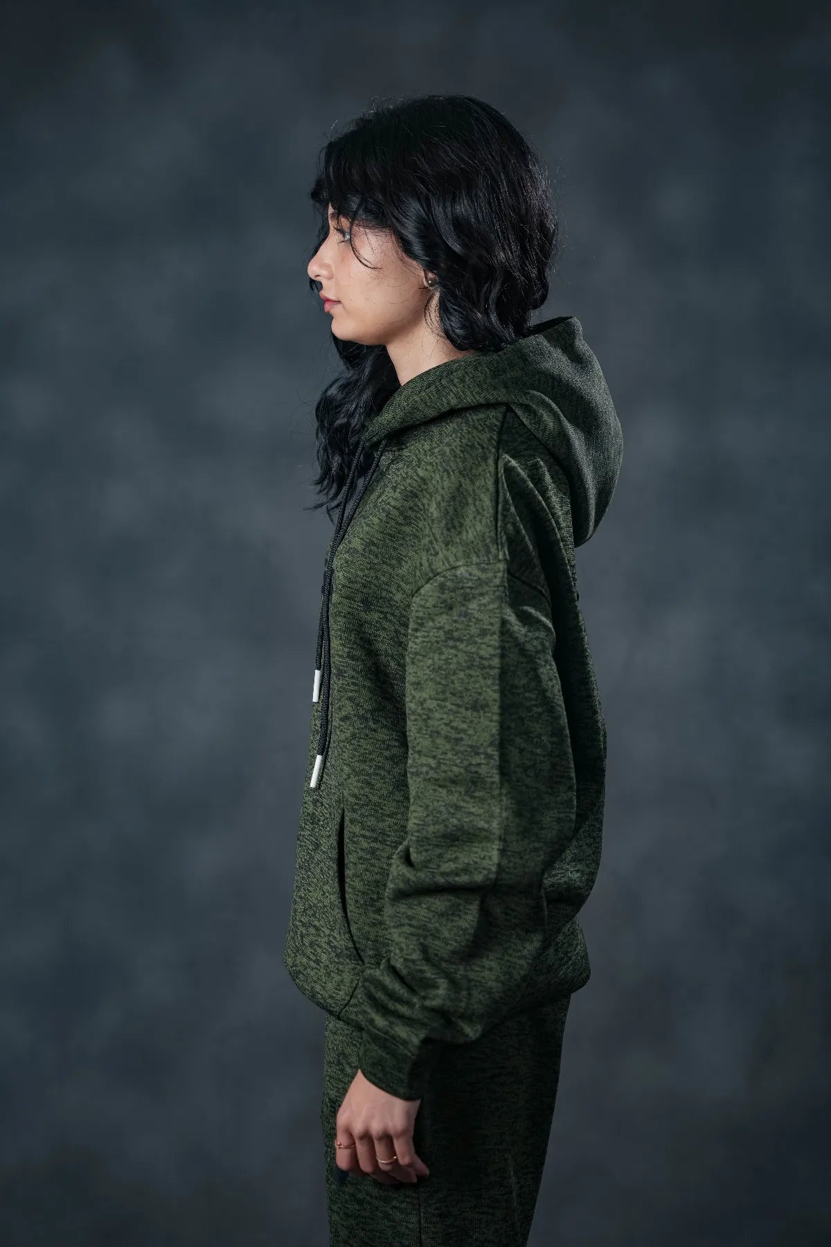 SEVEN Women's Deep Forest Textured Tracksuit - Utility Knit