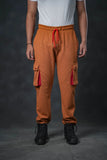 SEVEN Desert Knit Cargo Trousers - Sunset Contrast