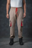 SEVEN Safari Knit Cargo Trousers - Pop of Contrast