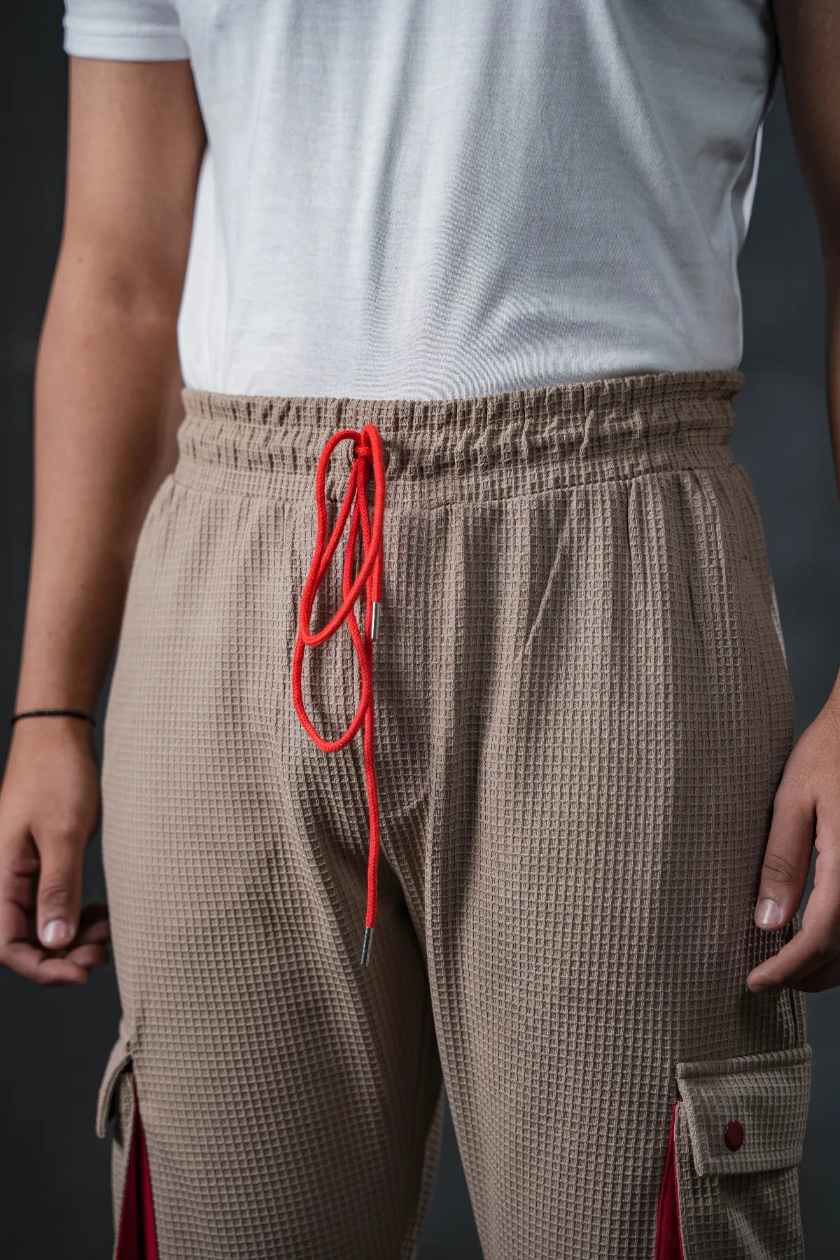 SEVEN Safari Knit Cargo Trousers - Pop of Contrast
