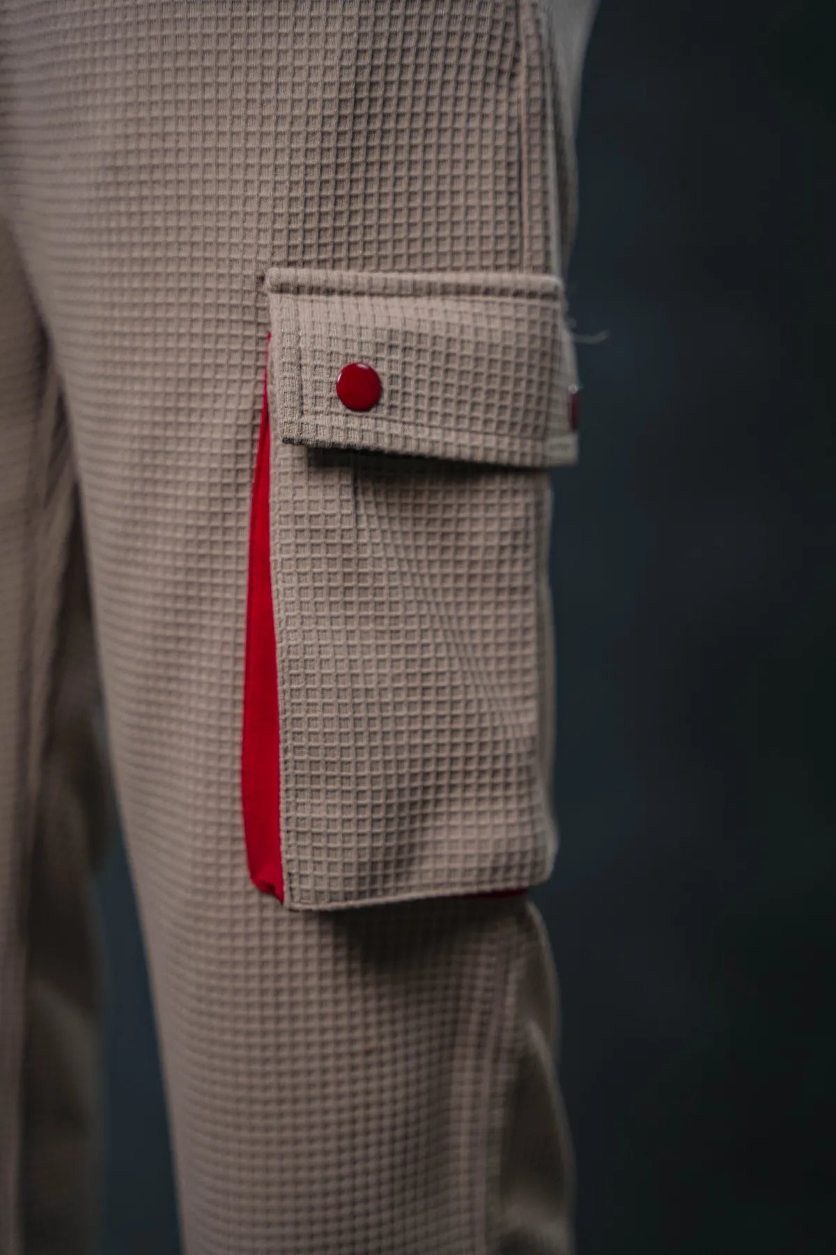 SEVEN Safari Knit Cargo Trousers - Pop of Contrast