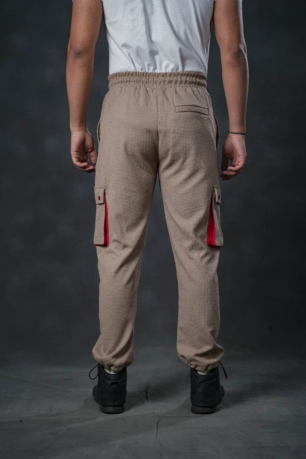 SEVEN Safari Knit Cargo Trousers - Pop of Contrast