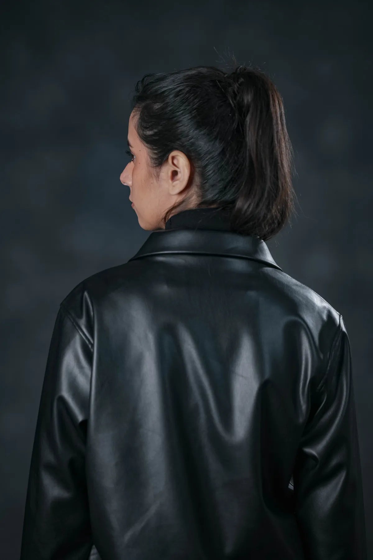 SEVEN Women's Obsidian Faux Leather Set - Monochromatic Utility