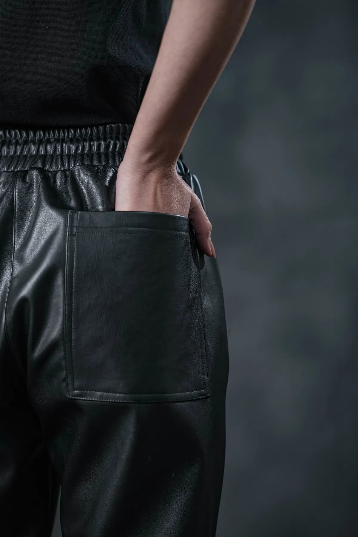 SEVEN Women's Obsidian Faux Leather Set - Monochromatic Utility