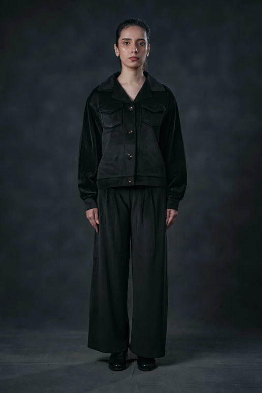 Midnight Velvet Co-ord Set