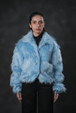 Arctic Wolf Faux Fur Jacket