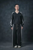 Urban Line V-Neck Tracksuit – Monochrome Flow Edition