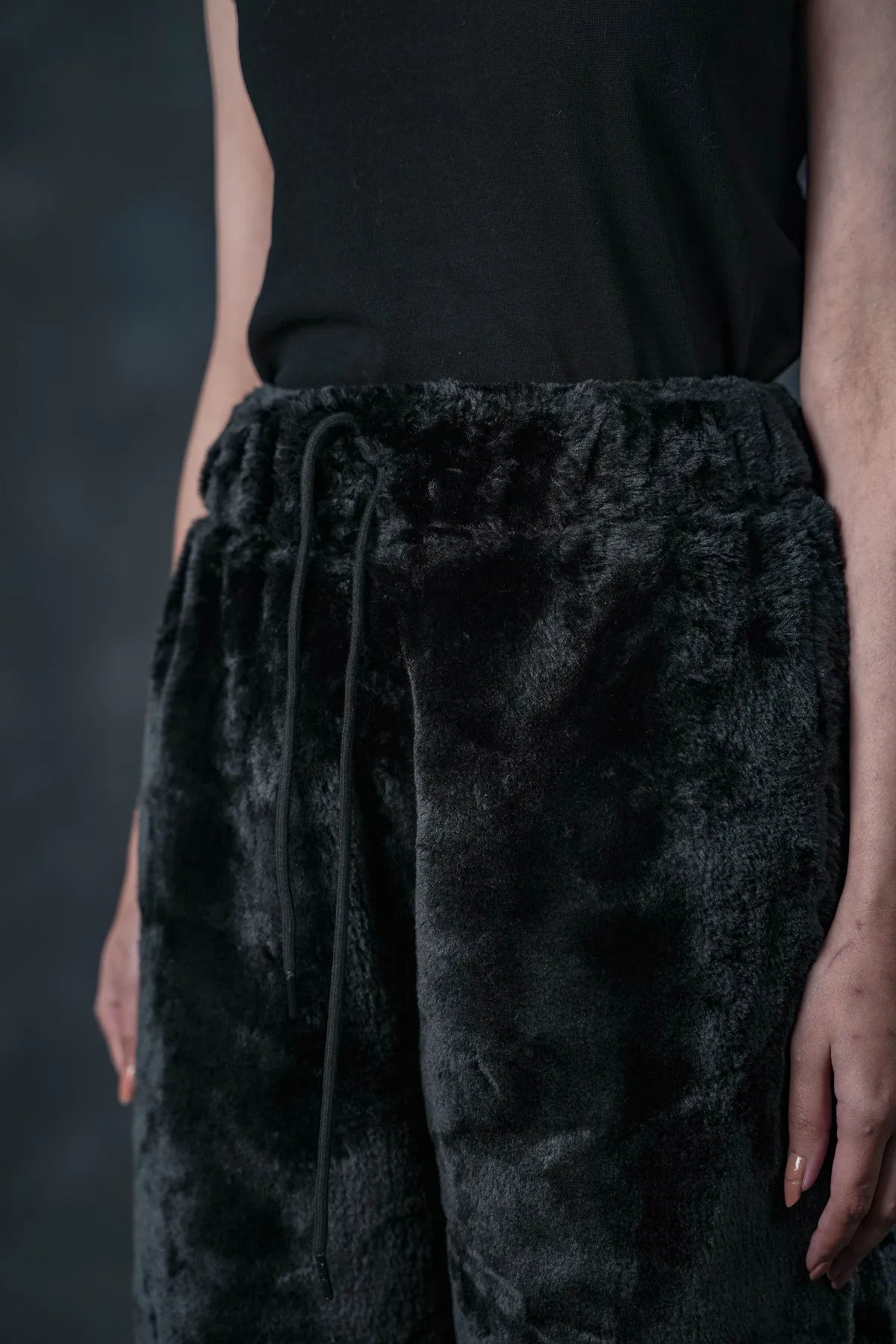 Midnight Plush Lounge Pants – Luxe Black Edition
