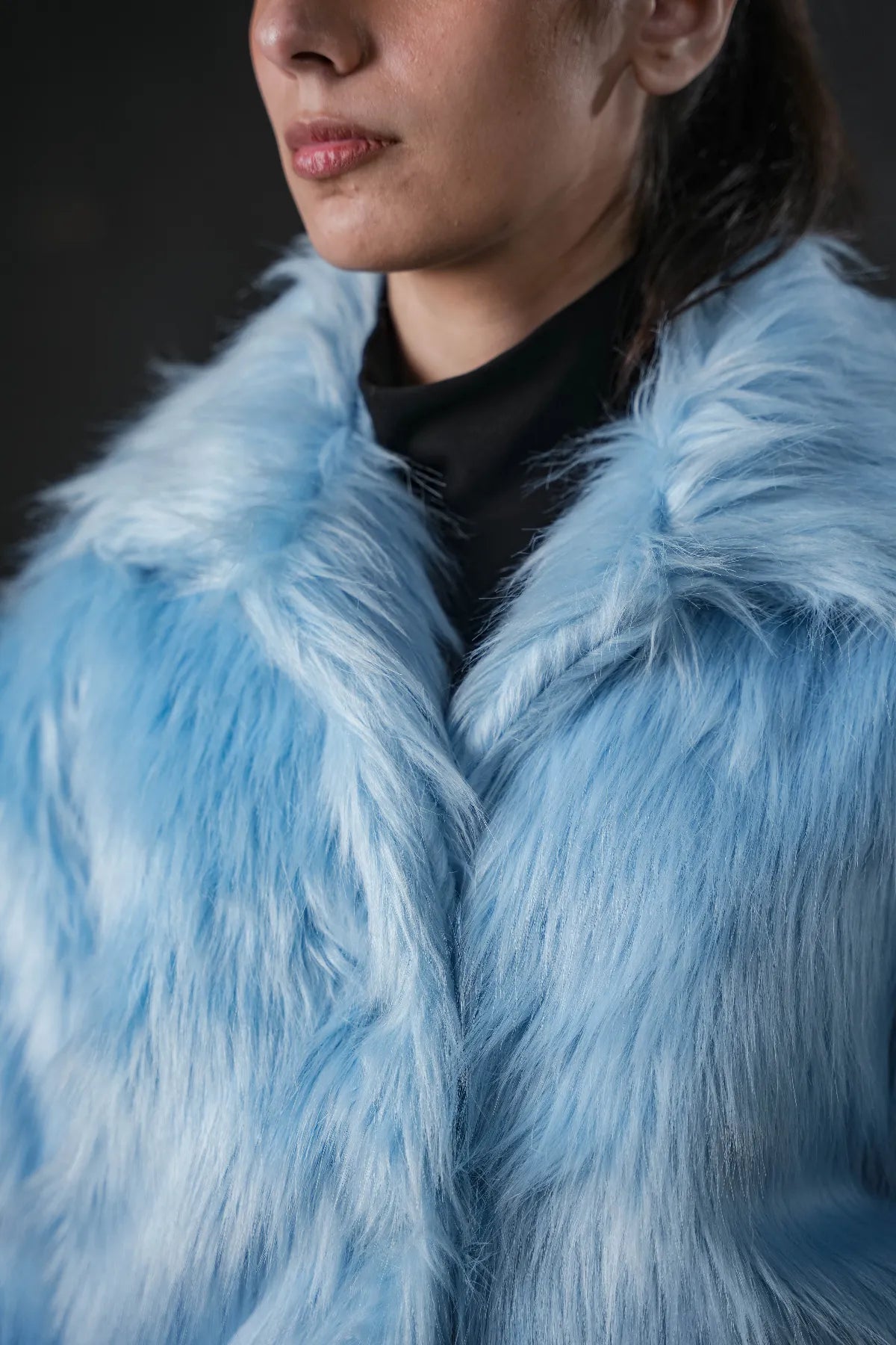 Arctic Wolf Faux Fur Jacket