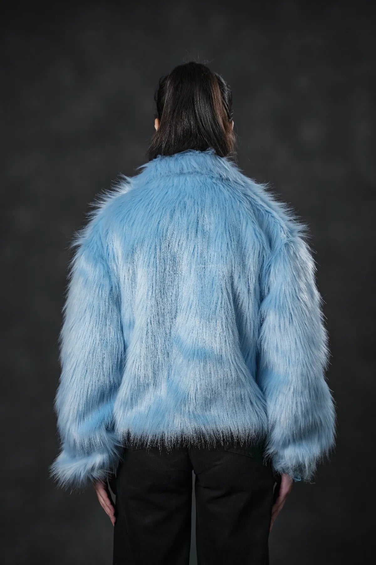 Arctic Wolf Faux Fur Jacket