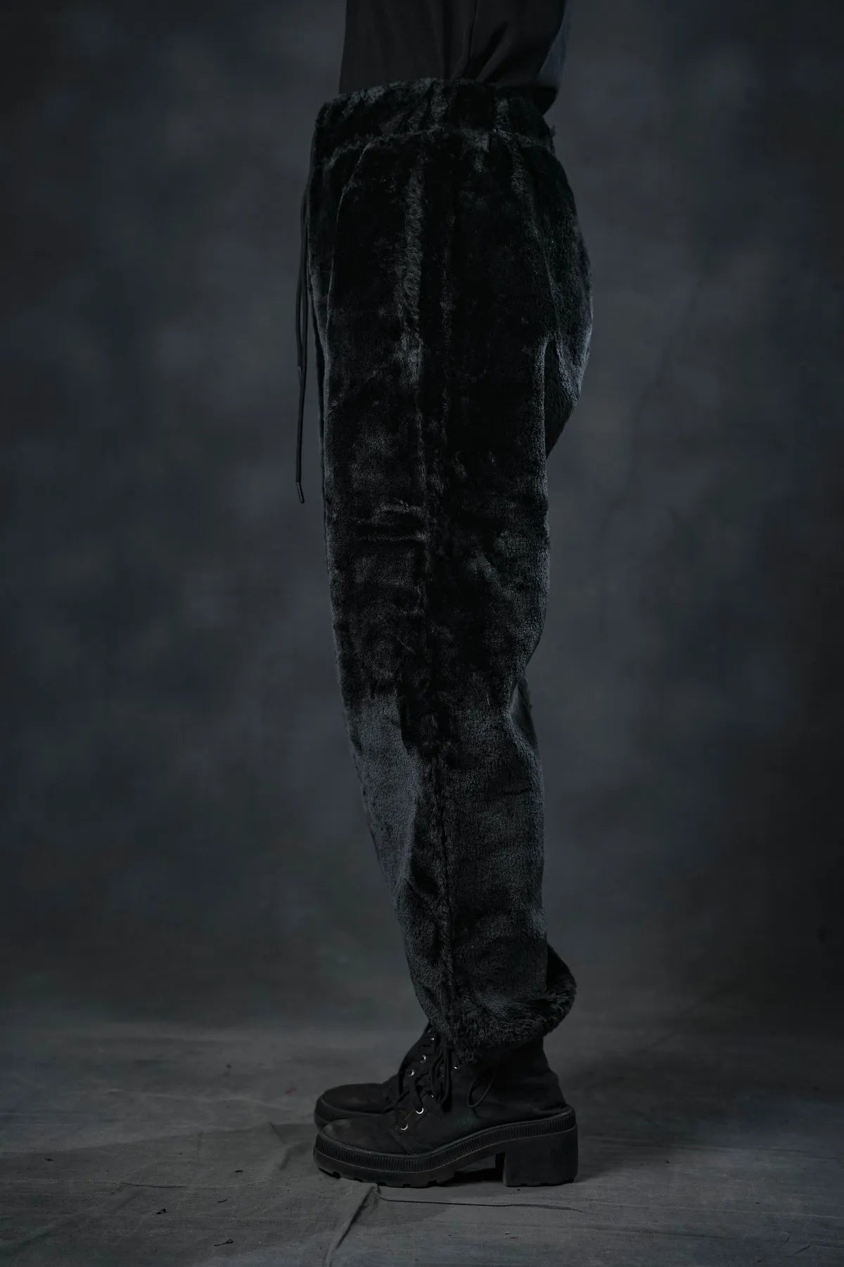 Midnight Plush Lounge Pants – Luxe Black Edition