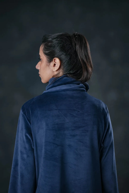 Midnight Velvet Long Coat