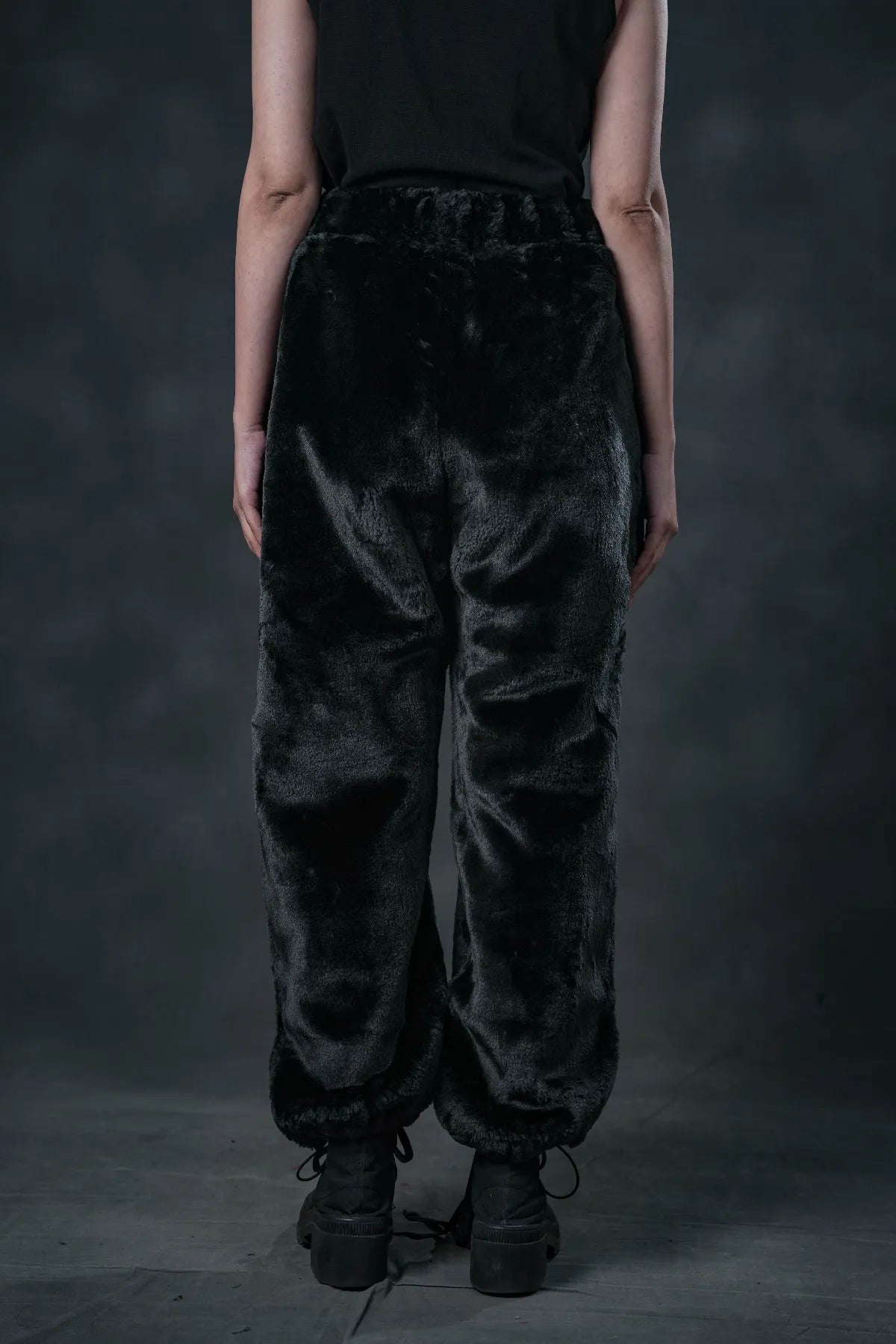 Midnight Plush Lounge Pants – Luxe Black Edition