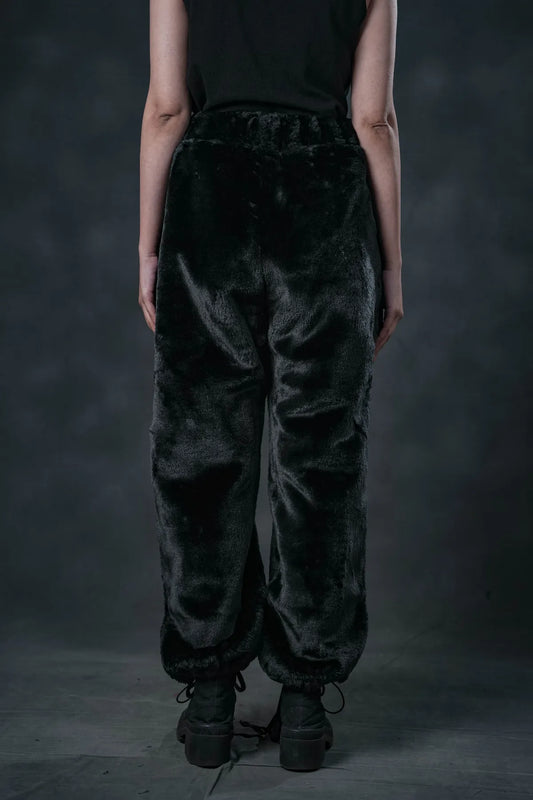 Midnight Plush Lounge Pants – Luxe Black Edition