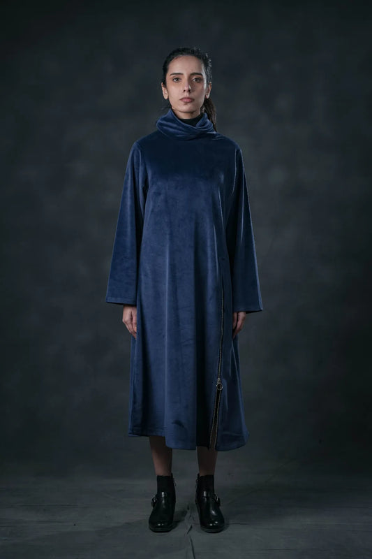 Midnight Velvet Long Coat
