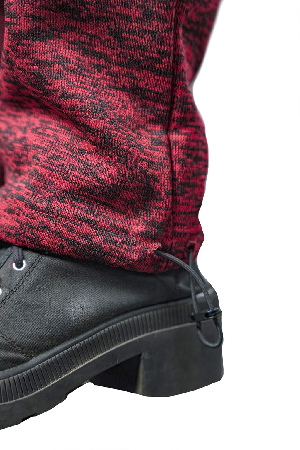 Red Textured Tracksuit – Loose Fit – Unisex