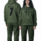 Green Textured Tracksuit – Loose Fit – Unisex