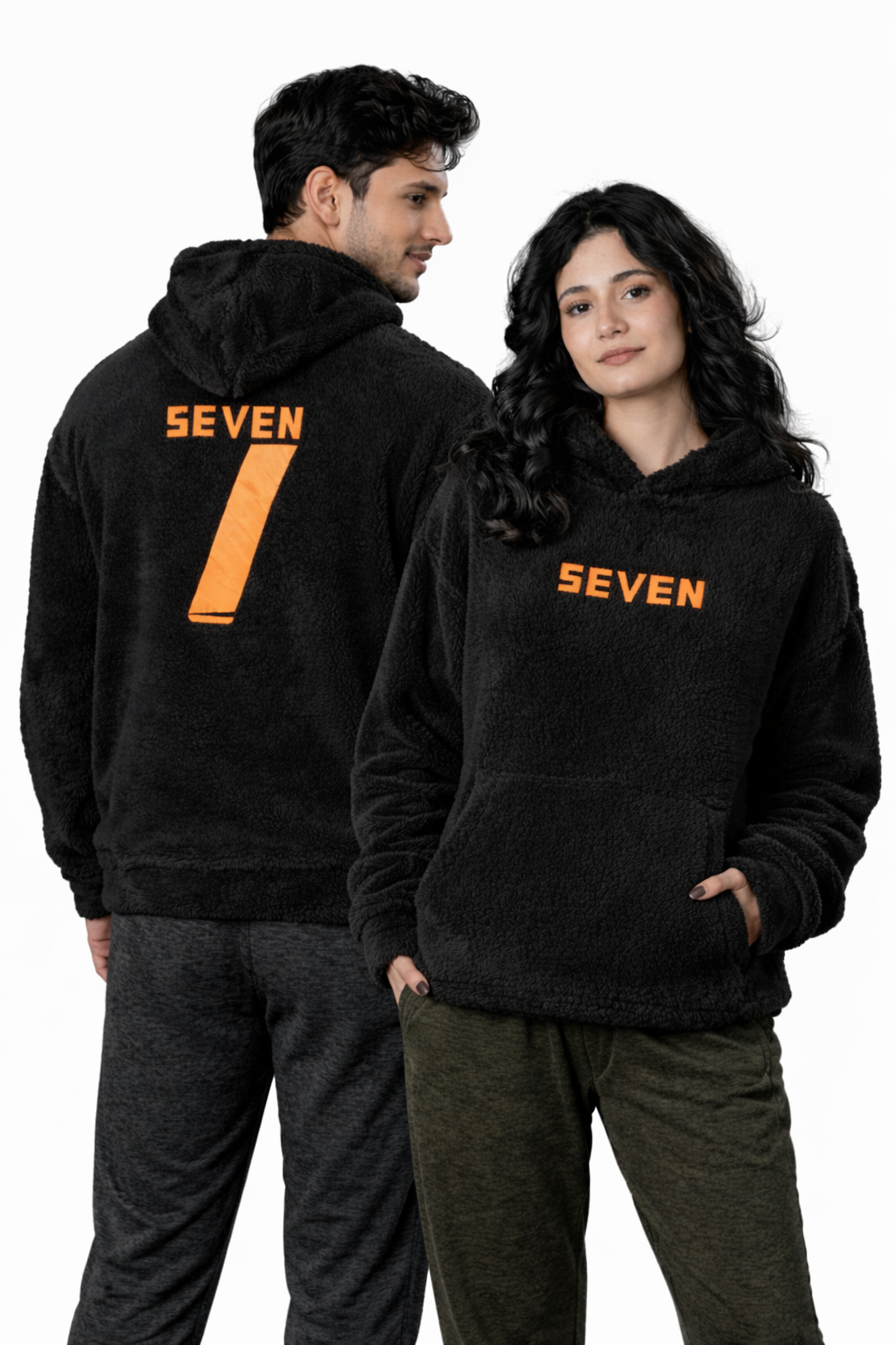Black  Hoodie – Loose Fit – Unisex