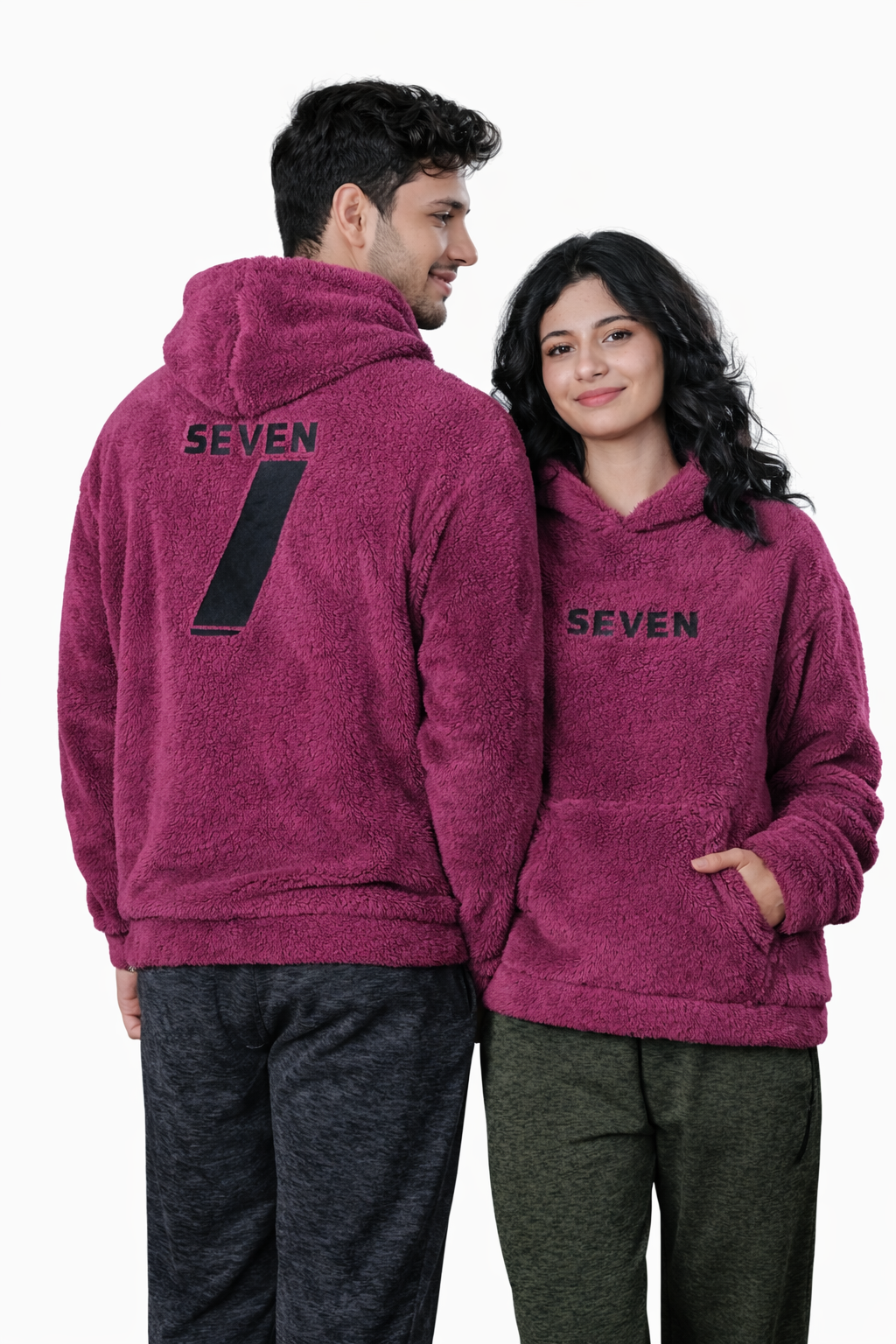 Maroon Hoodie – Loose Fit – Unisex