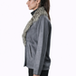 Grey Fur Collar Jacket – Regular Fit – Women