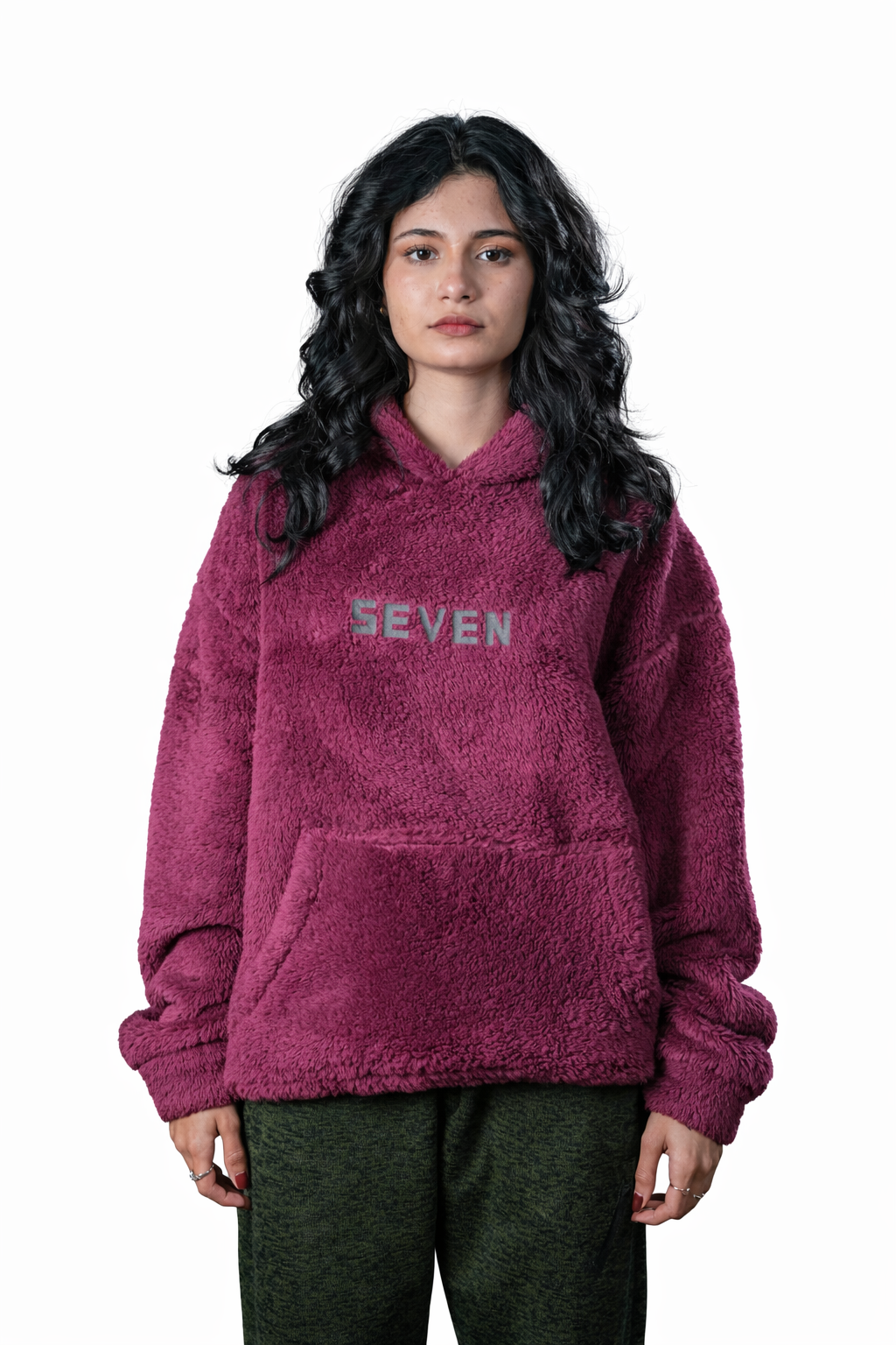 Maroon Hoodie – Loose Fit – Unisex