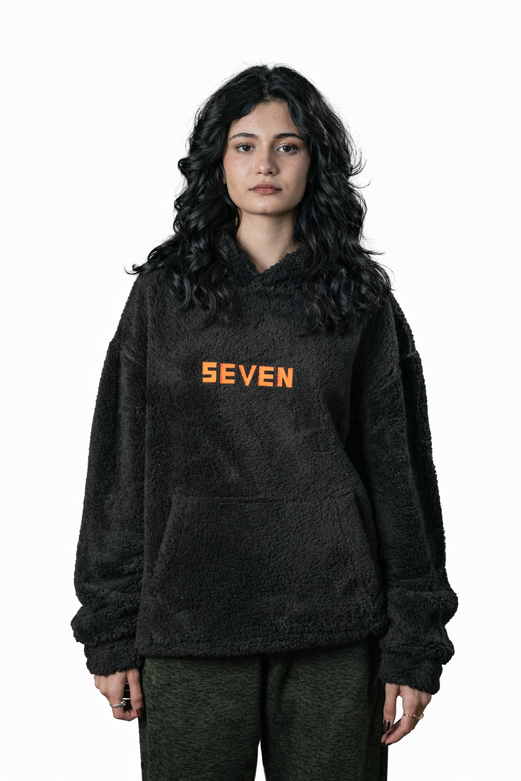 Black  Hoodie – Loose Fit – Unisex