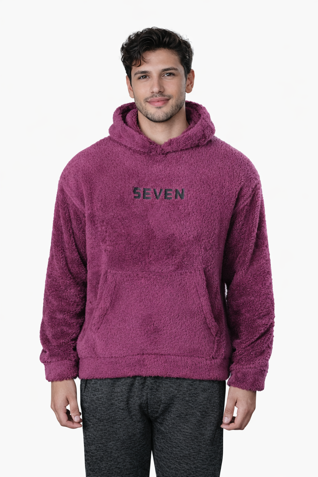Maroon Hoodie – Loose Fit – Unisex