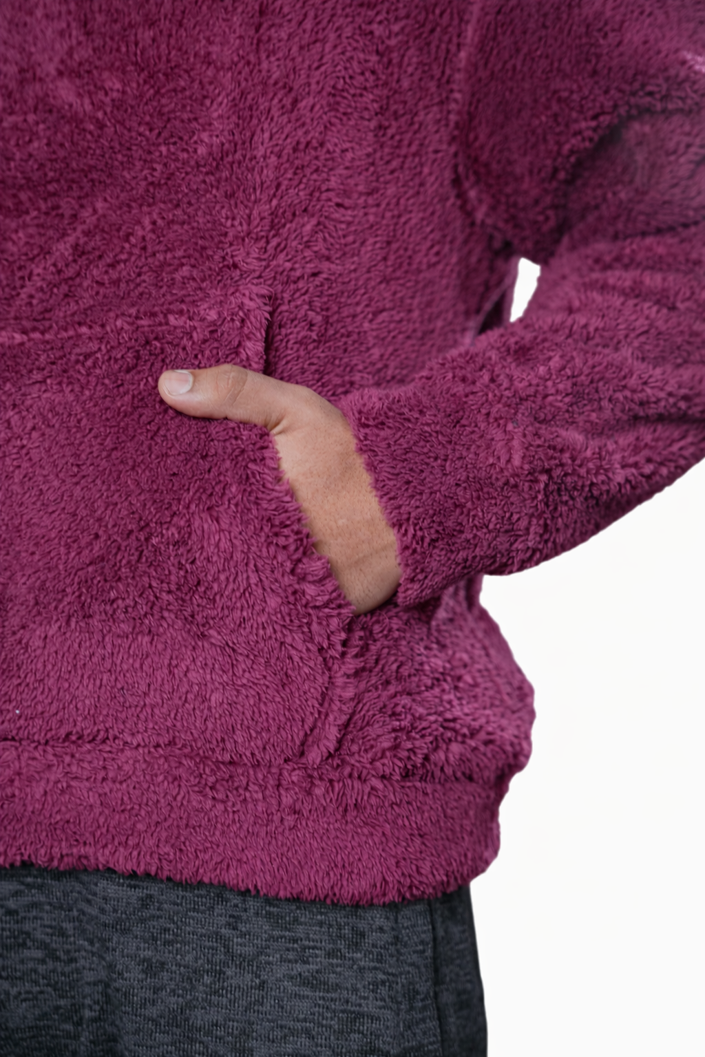 Maroon Hoodie – Loose Fit – Unisex