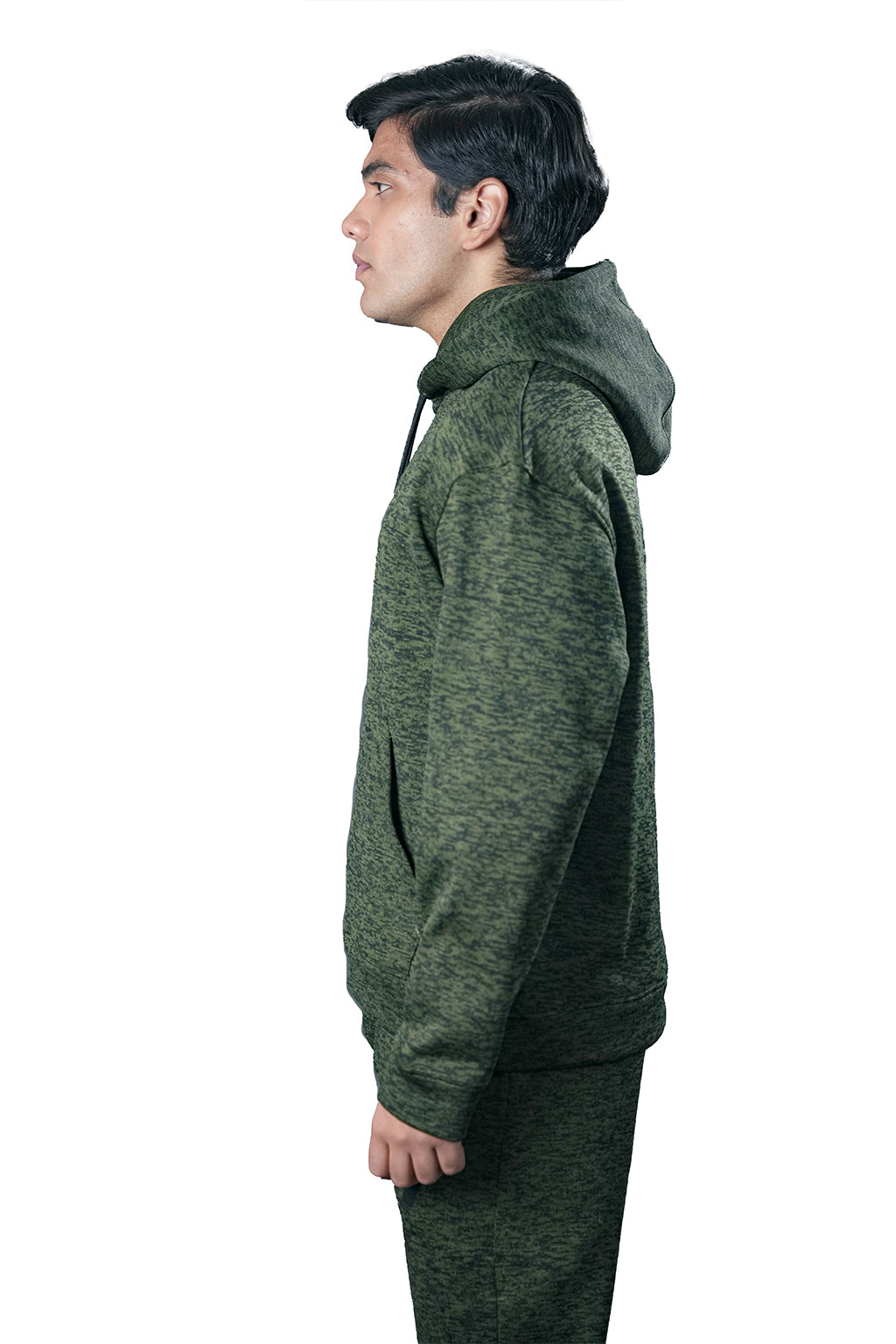 Green Textured Tracksuit – Loose Fit – Unisex