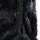 Black Fur Jacket – Loose Fit – Women