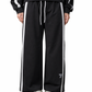 Black V-Neck Tracksuit – Loose Fit – Women