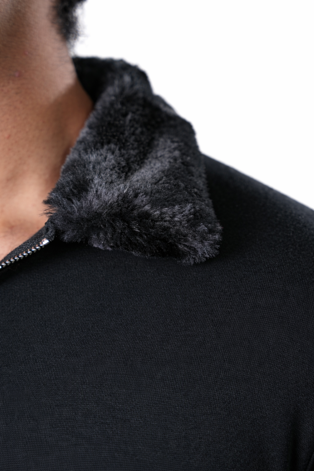 Black Zip Sweatshirt – Regular Fit – Men