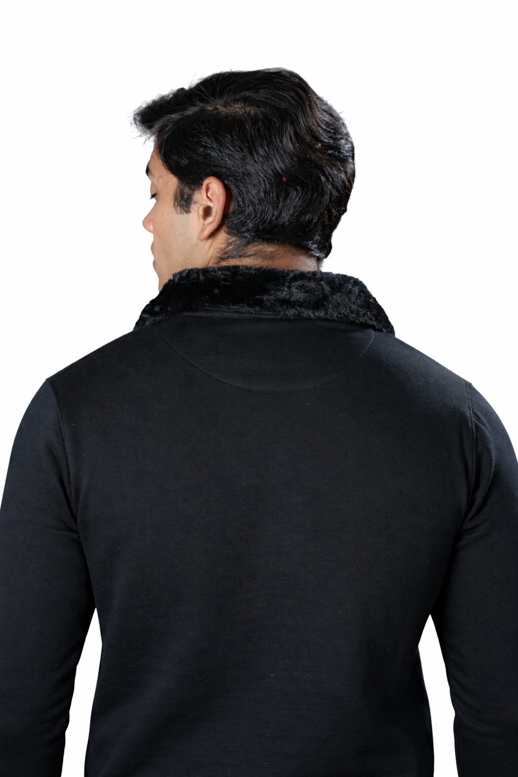 Black Zip Sweatshirt – Regular Fit – Men