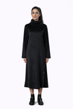 Black Velvet Dress – Loose Fit – Women