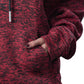 Red Textured Tracksuit – Loose Fit – Unisex