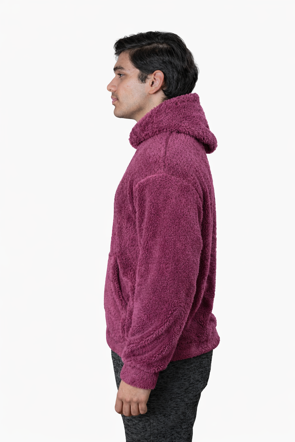 Maroon Hoodie – Loose Fit – Unisex