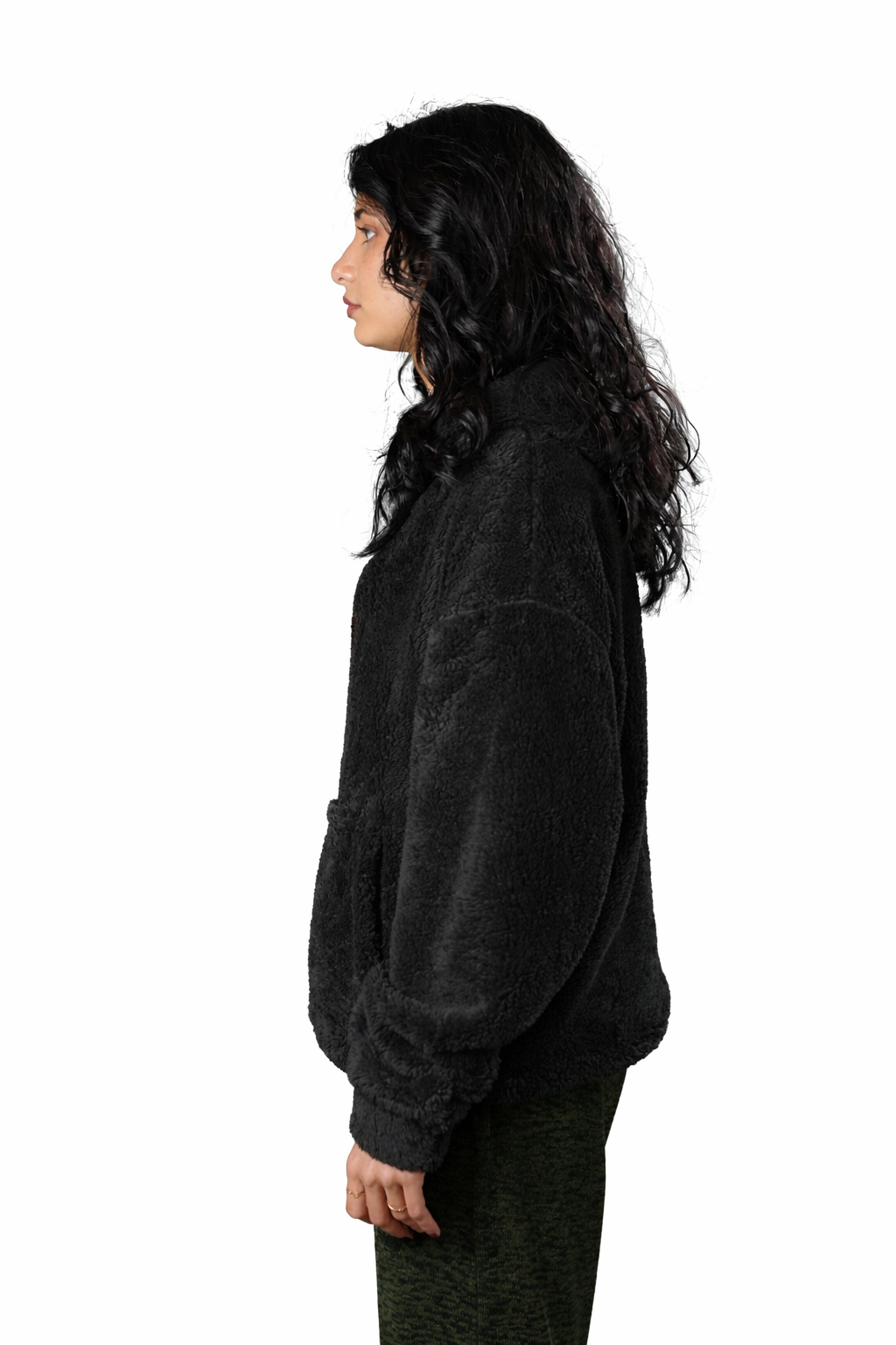 Black  Hoodie – Loose Fit – Unisex