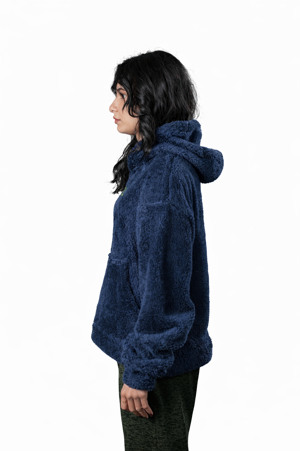 Navy Hoodie – Loose Fit – Unisex