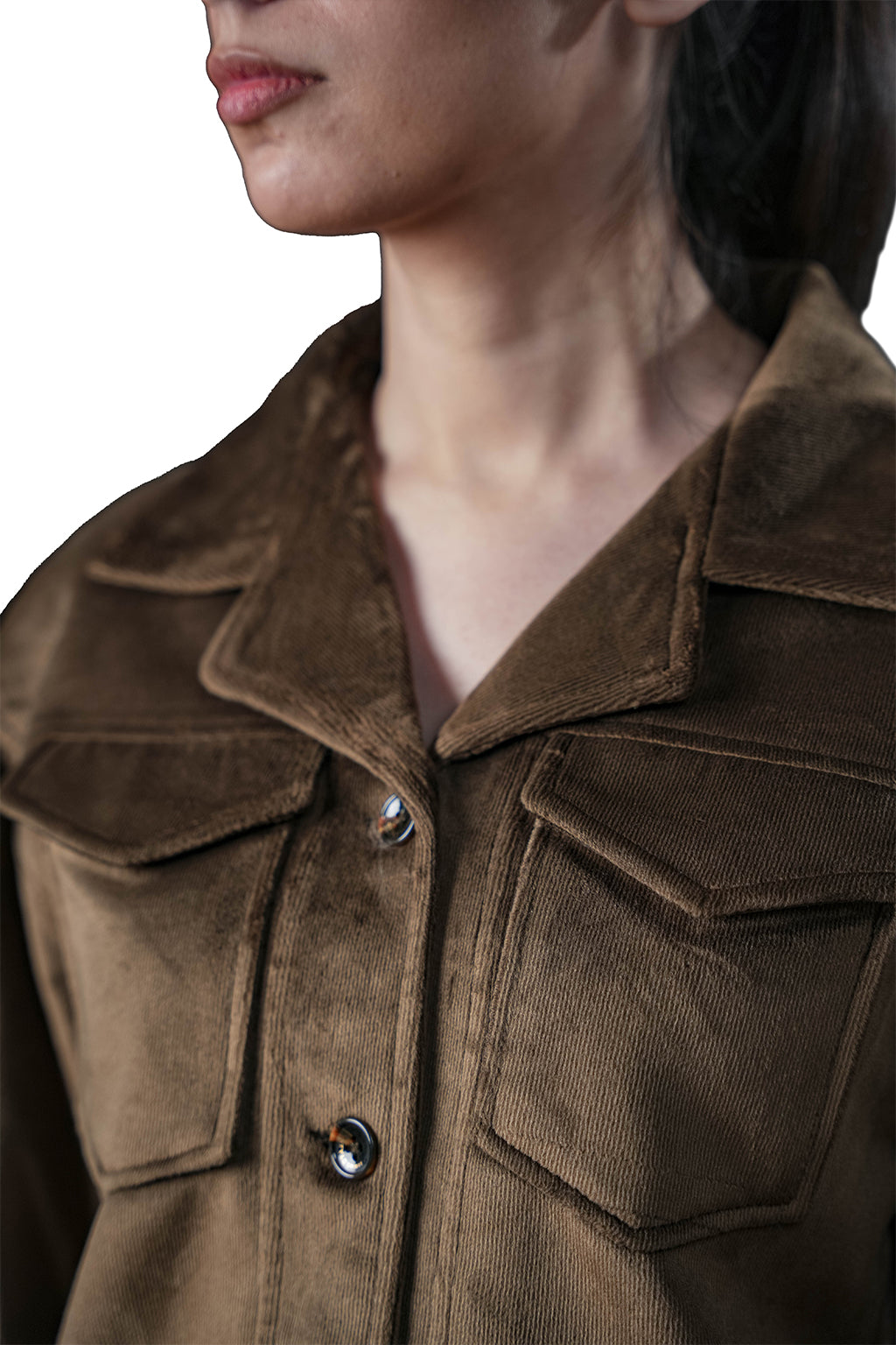 Brown Velvet Co-Ord Outfit – Loose Fit – Women