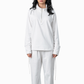 White Zip-Up Tracksuit – Regular Fit – Women