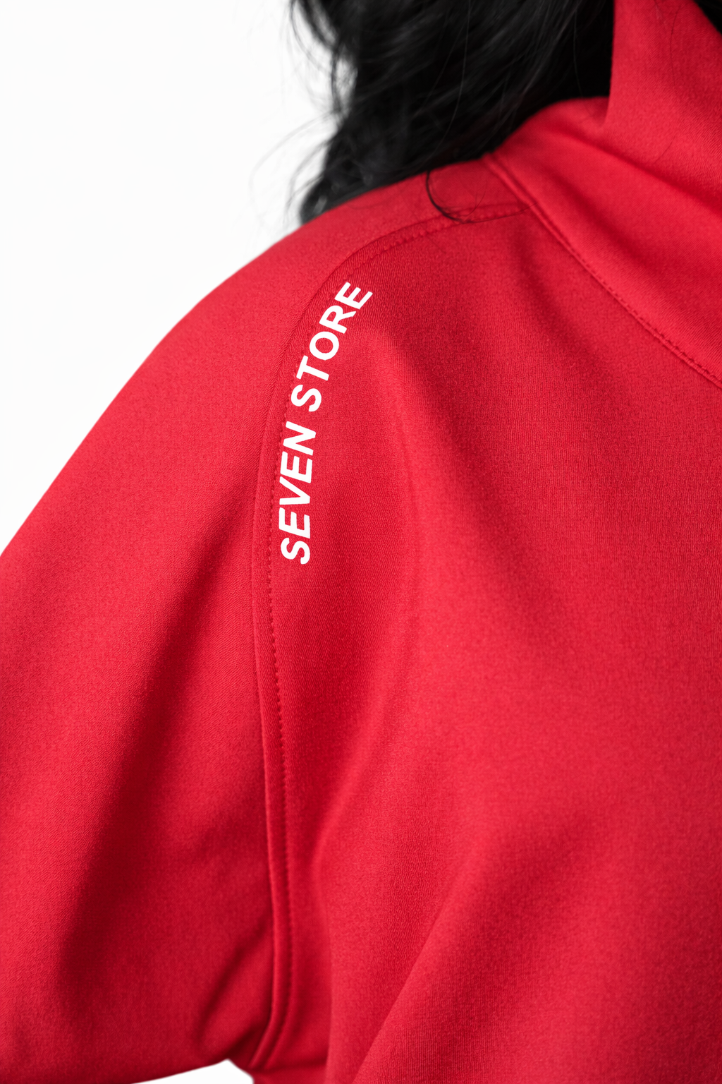 Red Zip-Up Tracksuit – Regular Fit – Women