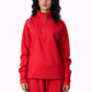 Red Zip-Up Tracksuit – Regular Fit – Women