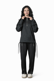 Black Zip-Up Tracksuit – Regular Fit – Women