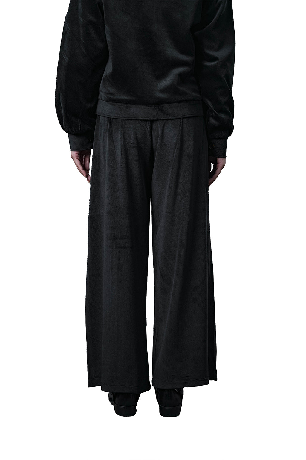 Black Velvet Co-Ord Set – Loose Fit – Women